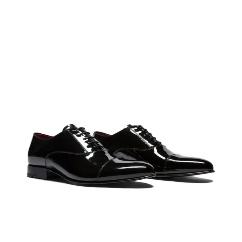 SCAROSSO Rodrigo Patent-leather Oxford Shoes-2