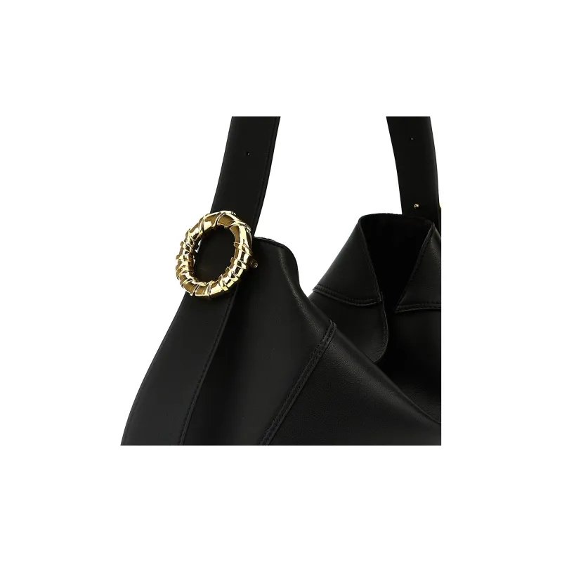 Lanvin Logo Embossed Melodie Hobo Bag-8