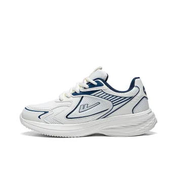 Warrior Durable Lightweight And Breathable Low Top Chunky Sneakers Men's Beige Blue