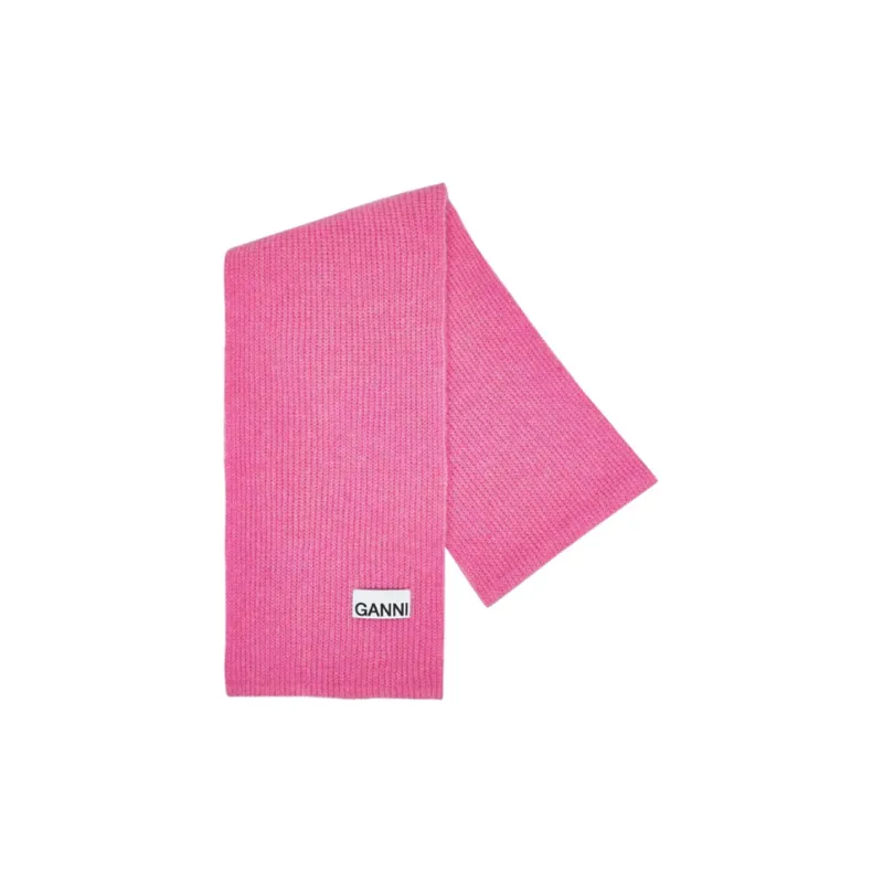 GANNI Soft Wool Scarf-1