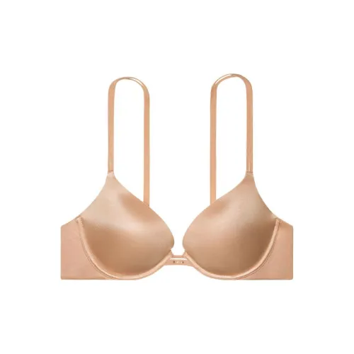 Victoria's Secret Very Sexy Rhinestone Collection 9729 Gathering Style Double Shine Strap Lace Push Up Bra Women's Nude