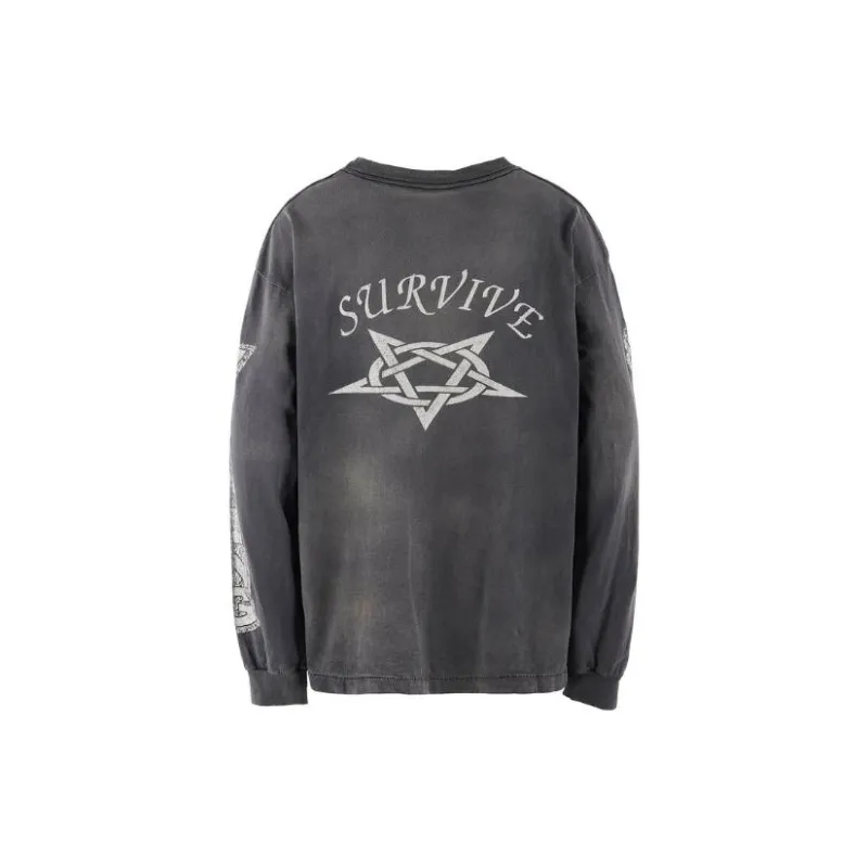 SAINT Mxxxxxx Survive Graphic print Sweatshirt-1