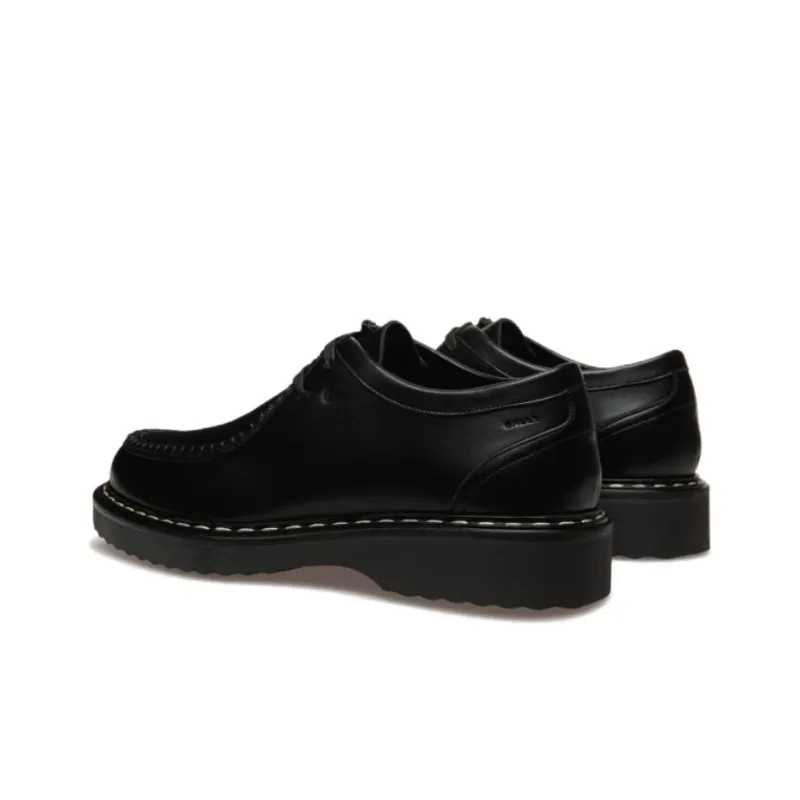 BALLY Lace-up Leather Oxford Shoes-3