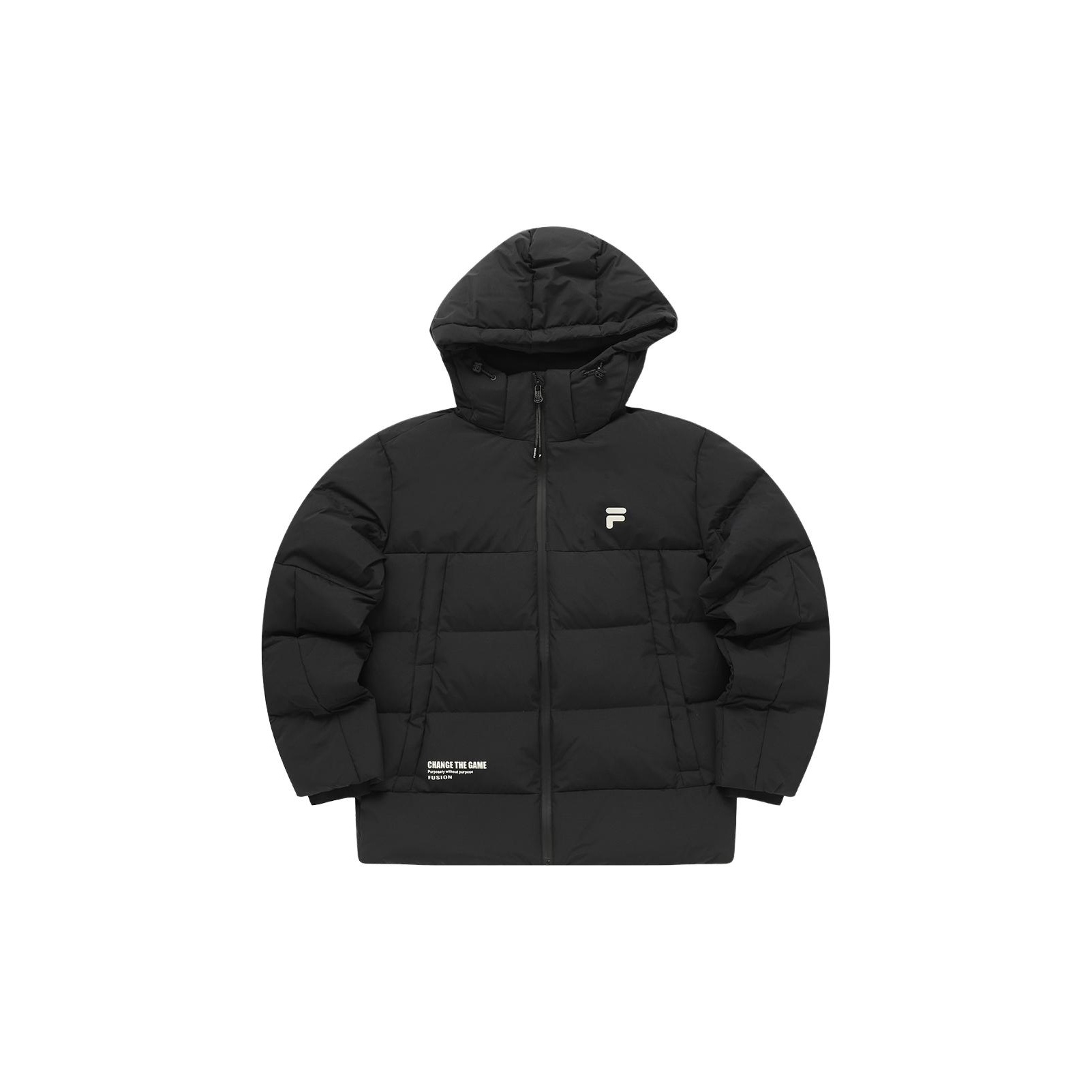 FILA FUSION URBAN TECH Down Jackets Men Jet Black POIZON