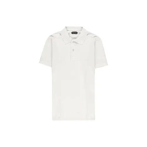 TOM FORD Polo Shirts Men Ivory