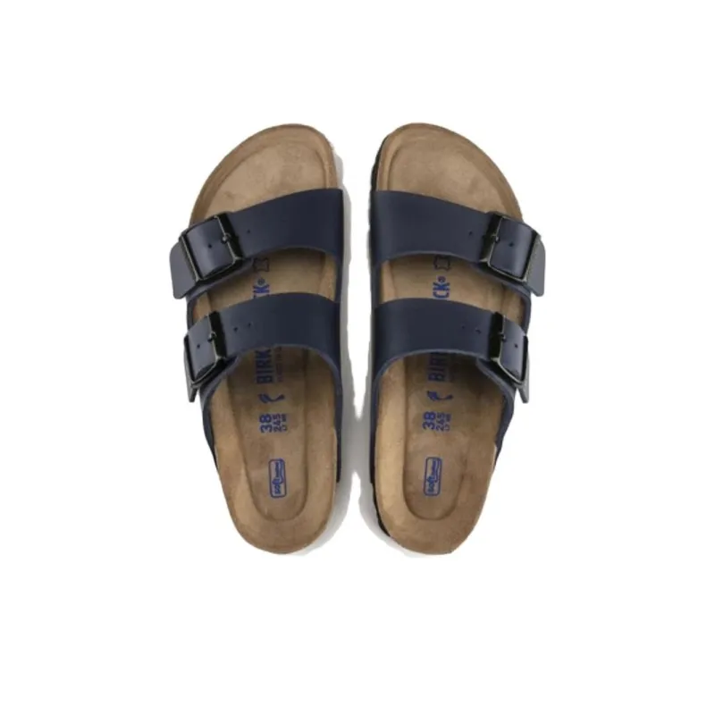 Birkenstock Slide Slippers Unisex Blue Narrow Fit-3