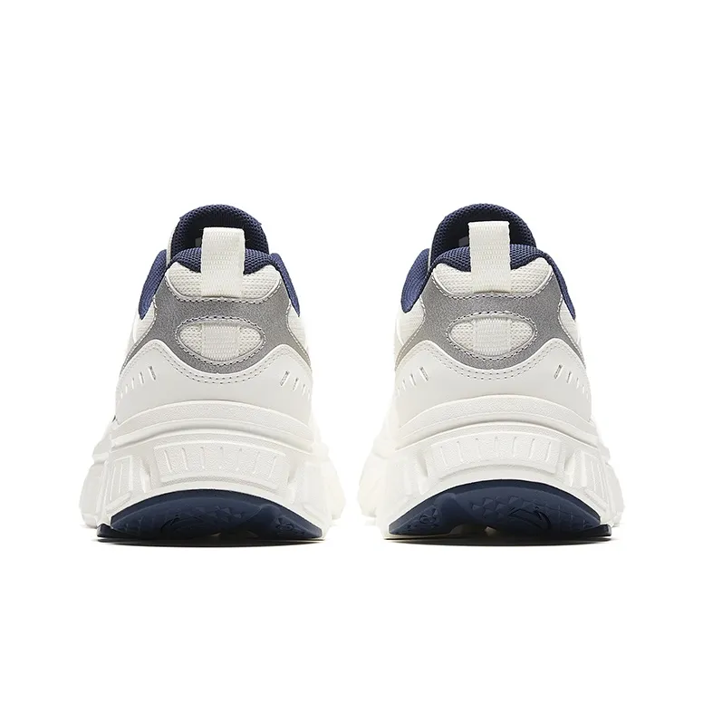 Anta Wear-Resistant Low-Top Running Shoes Men's White-3