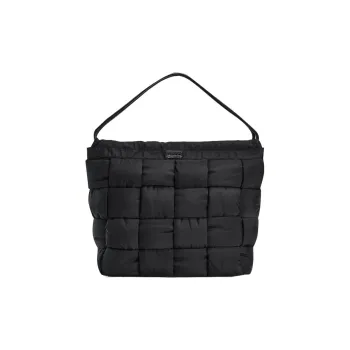 FILA FUSION Fabric Hobo Bag Tote Bag Shopping Bag Shoulder Bag Handbag Regular Unisex Black