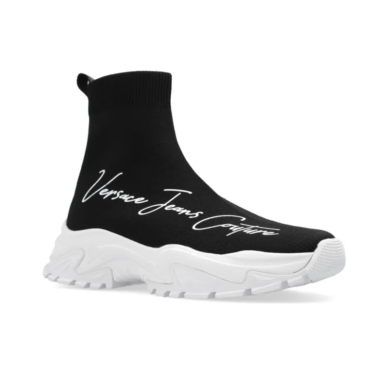 VERSACE JEANS Couture Logo-print High-top Sneakers-1