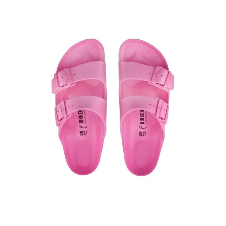 Birkenstock Slide Slippers Women's Candy Pink Red-3