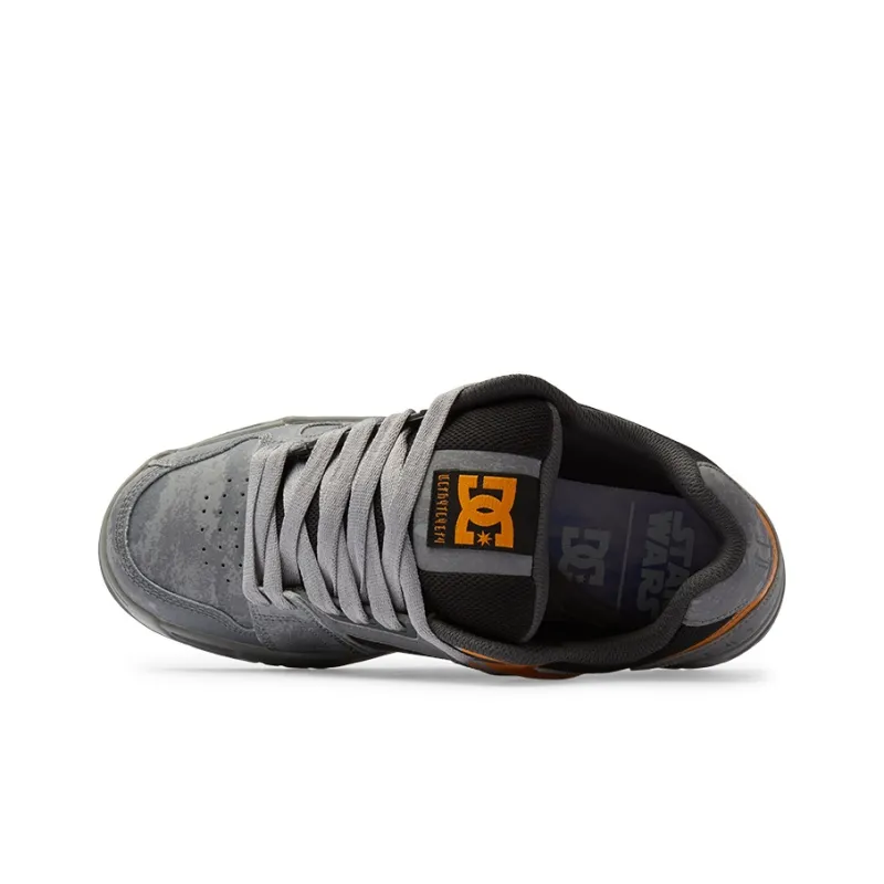 Star Wars x DC Shoes Anti Slip Wear Resistant Low Top Skateboard Shoes Unisex Slate Gray Special Shoe Box-3