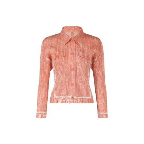 PLEATS PLEASE ISSEY MIYAKE Jackets Women's Salmon Pink