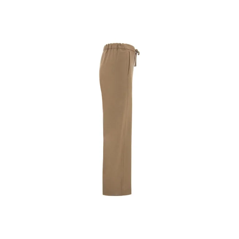 MaxMara Floria Drawstring Wide Leg Pants-2