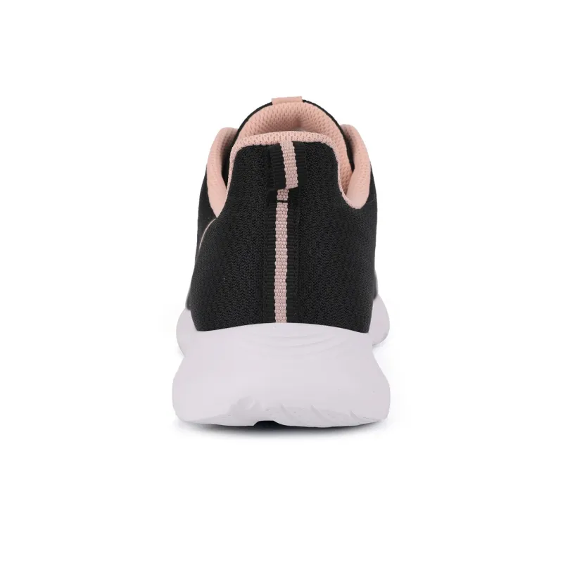 QIAODAN Cushioning Anti-Slip And Wear-Resistant Breathable Coverage Low-Top Running Shoes Women's Black Pink-4