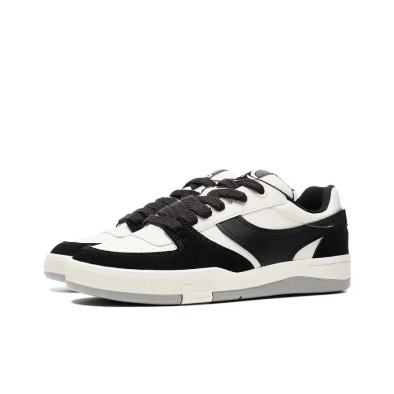 LiNing Honor 92S Cushioning Wear Resistant Low Top Skateboard Shoes Men's Ecru-2