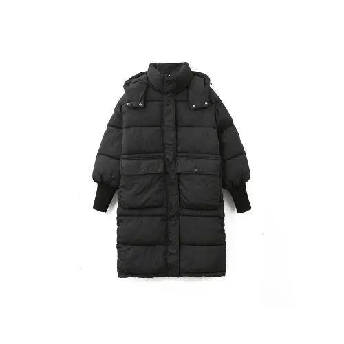 Udon House Puffer Jackets Women's Black