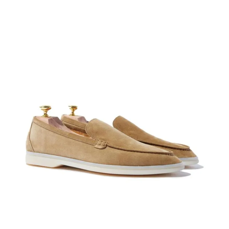 SCAROSSO Ludovico Round Toe Slip On Loafers-3