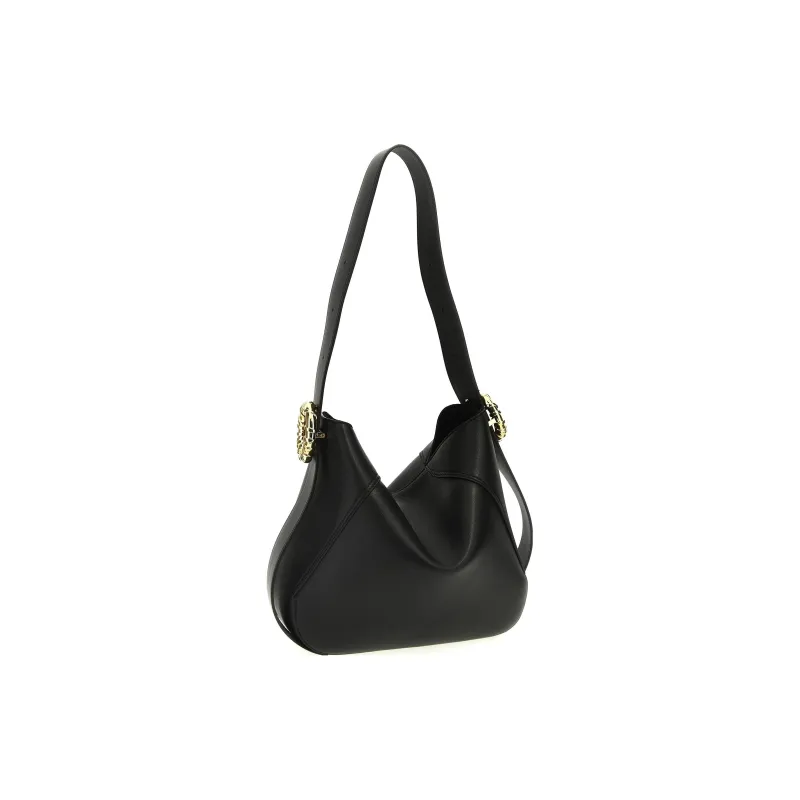 Lanvin Logo Embossed Melodie Hobo Bag-6