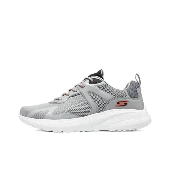 Skechers Bobs Squad Chaos Men Memory Foam Trainer Shoes 'Grey'