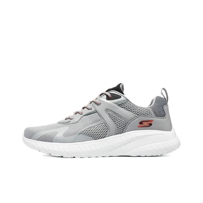 Skechers Bobs Squad Chaos Men Memory Foam Trainer Shoes 'Grey'-0