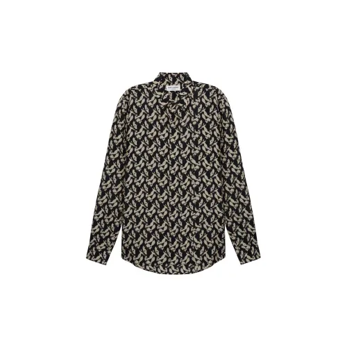 SAINT LAURENT Shirts Men Sand