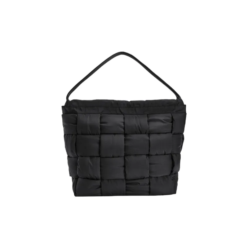 FILA FUSION Fabric Hobo Bag Tote Bag Shopping Bag Shoulder Bag Handbag Regular Unisex Black-2