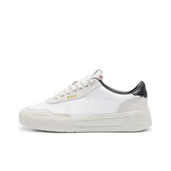 HUGO BOSS Low Top Skateboard Shoes Men's White Gray