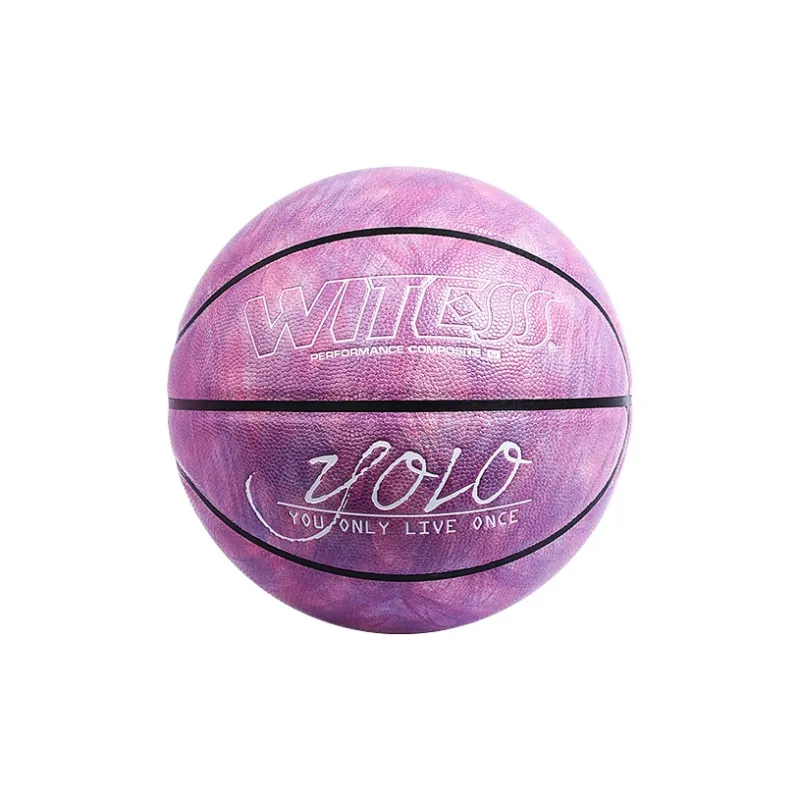 WITESS Eyewitness Series PU Basketball Dazzling Color Purple Size 7 Training Unisex-1