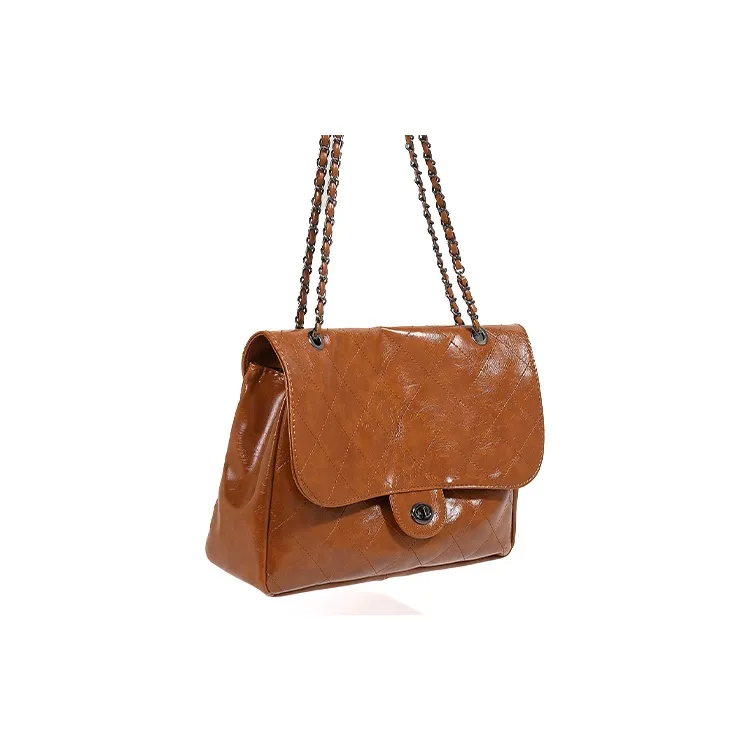 HAWA PU Tote Shoulder Bag Hobo Bag Women's Black/Brown/Ecru-11