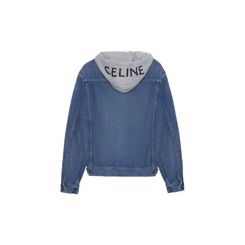 CELINE FW22 Denim Jacket Men's Joint Washable Color-1