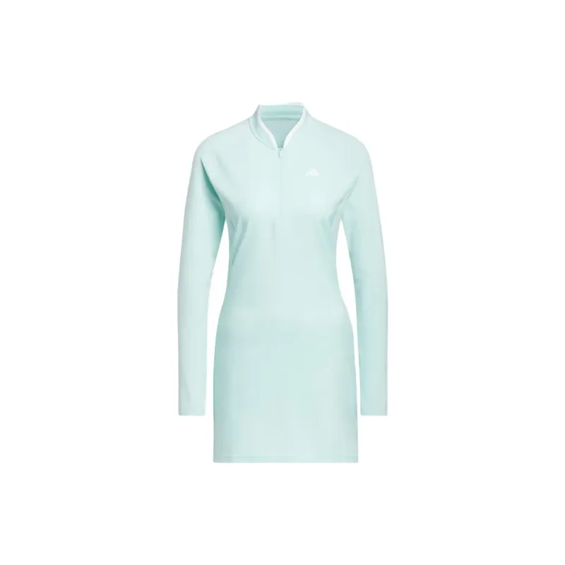 Adidas Long-Sleeved Dresses Women's Light Blue-1