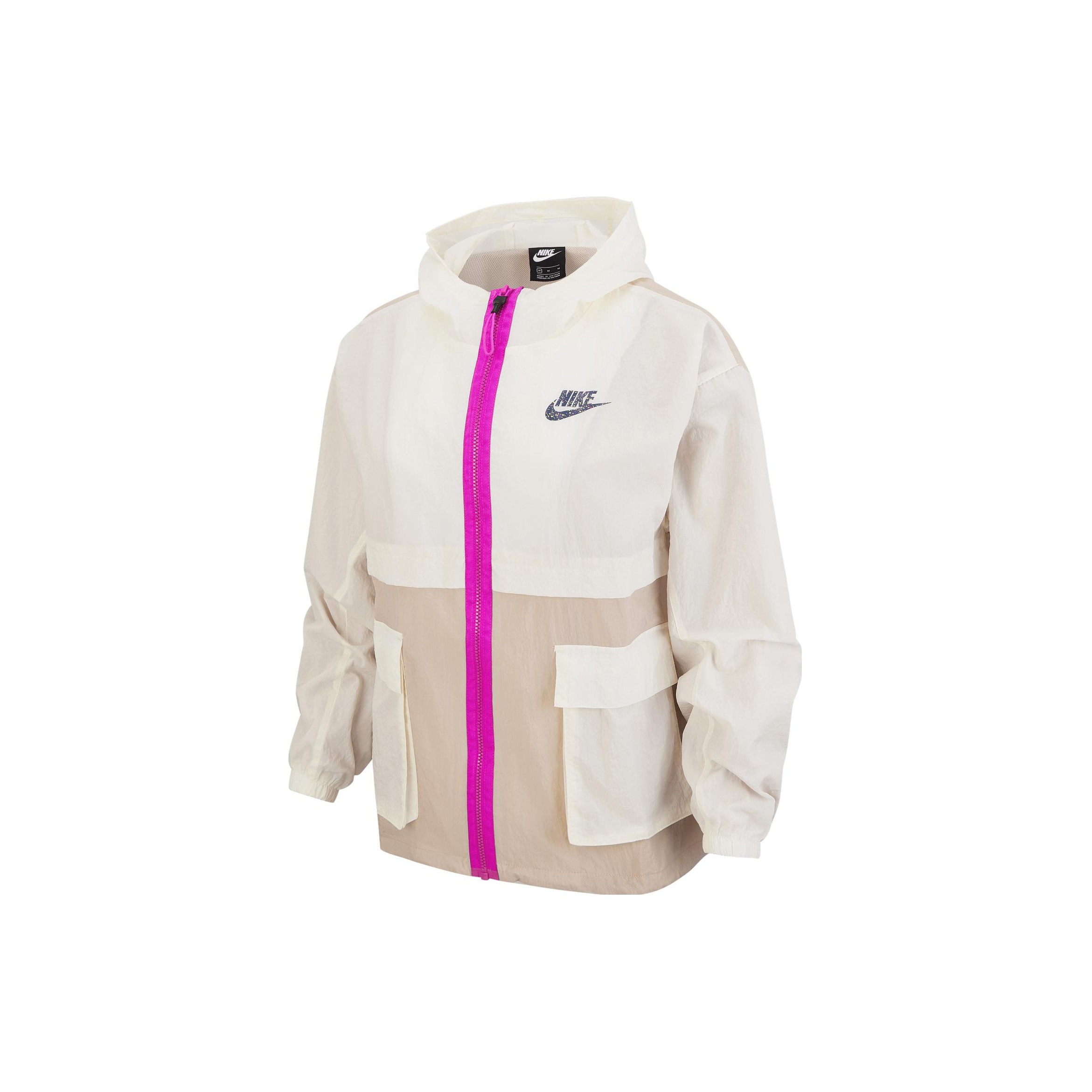 Nike sportswear metallic jacket best sale