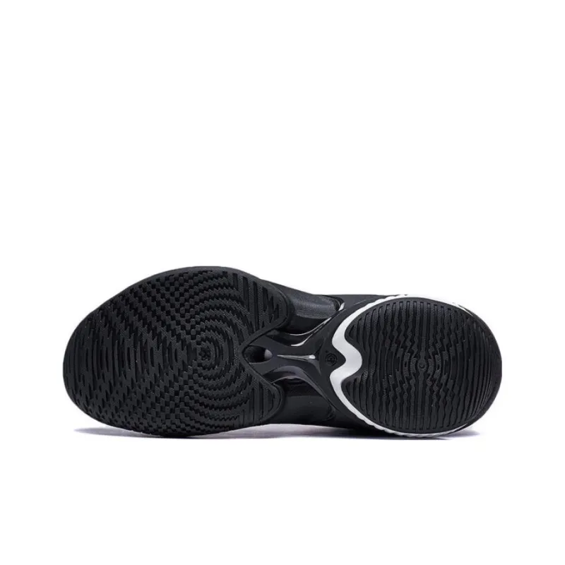 LiNing Power 10 Mid Top Performance Basketball Shoes Men's Black-4