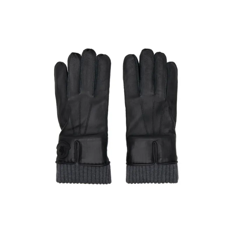 Moncler Gloves Men Black-0