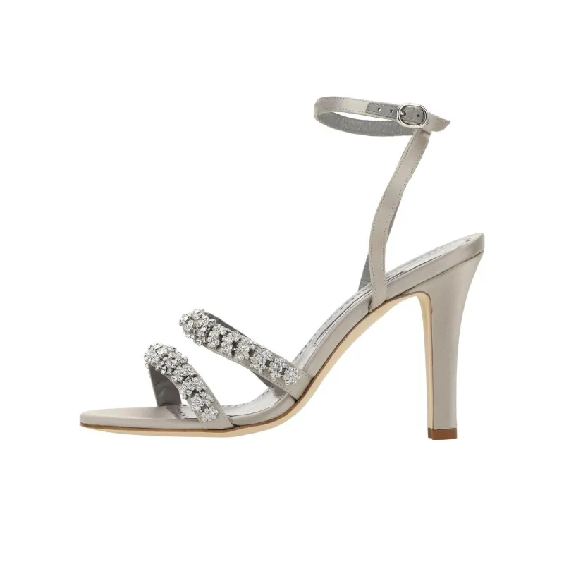 MANOLO BLAHNIK Vedada 105mm Crystal-strap Sandals-0