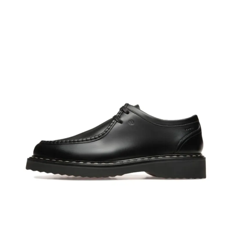 BALLY Lace-up Leather Oxford Shoes-0