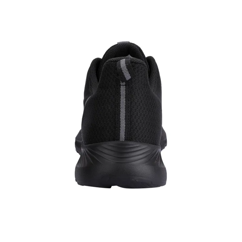 QIAODAN Cushioning Anti Slip Wear Resistant Breathability Low Top Running Shoes Men's Black Gray Color-3