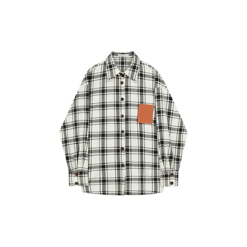 VEGA CHANG Shirts Women's Black/White Plaid