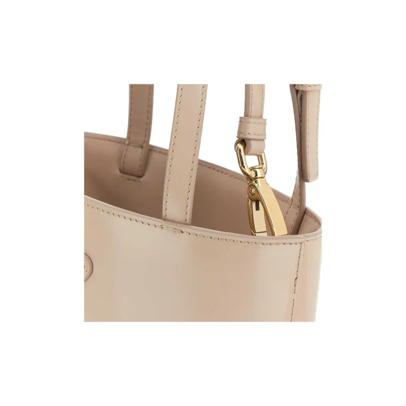 PRADA Leather Tote Bag Shopping Bag Handbag Regular Women's Light Brown-3
