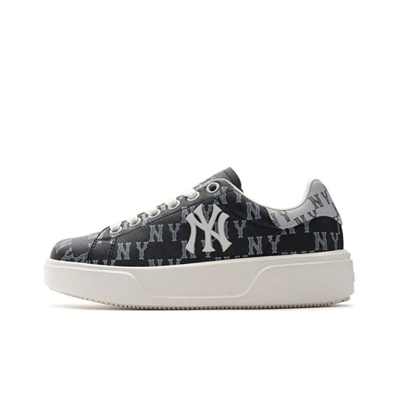 MLB Chunky Classic Low Top Skateboard Shoes Unisex Black-0