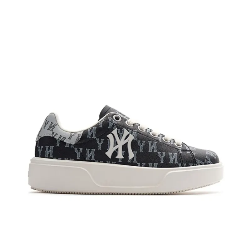 MLB Chunky Classic Low Top Skateboard Shoes Unisex Black-1