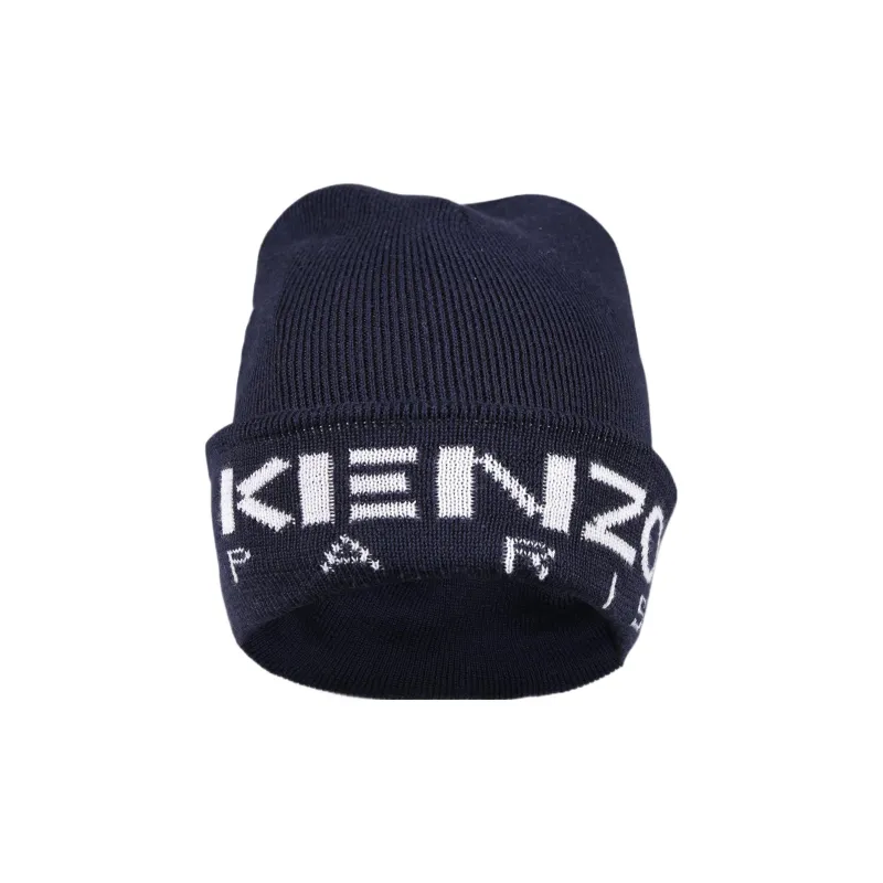 KENZO Logo Intarsia Beanie-2