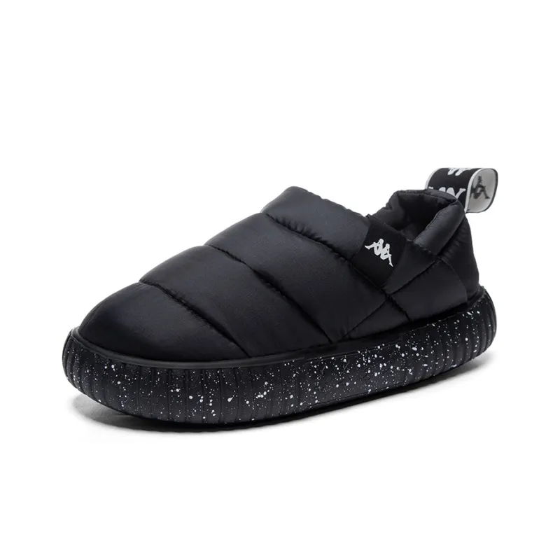 Kappa Warm Wear Resistant Slip Resistant Low Top Casual Shoes Women's Black-2