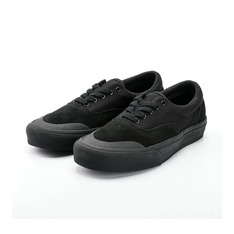 GOLUCK Cushioning, Wear Resistant Low Top Skateboard Shoes Unisex Black Warrior-1