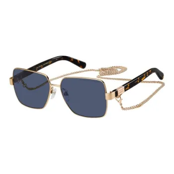 MARC JACOBS Metal Irregular Shape Sunglasses Women's Gold