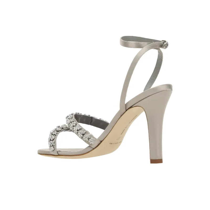 MANOLO BLAHNIK Vedada 105mm Crystal-strap Sandals-3