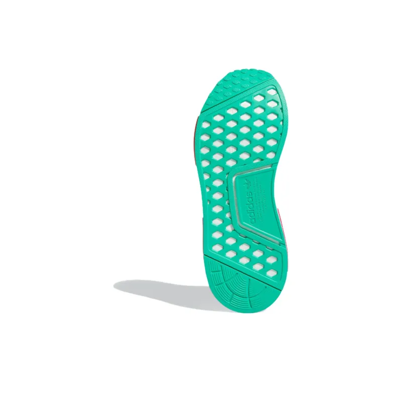 Adidas Nmd R1 White Magenta Green Women's-5
