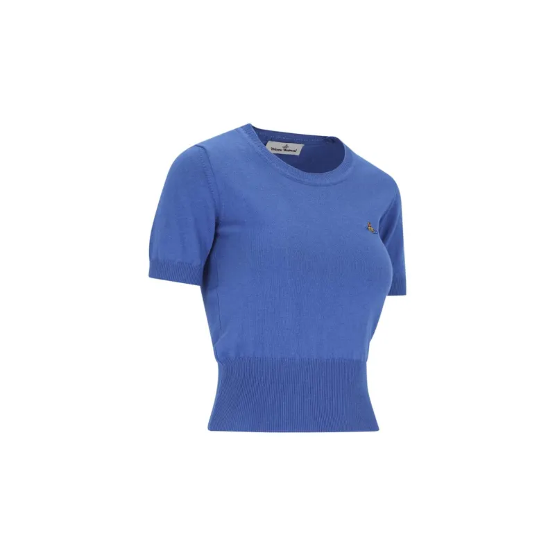 Vivienne Westwood Bea Orb Embroidered Knitted Top-2