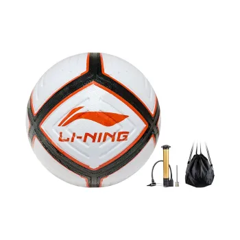 LiNing Size 5 Ball Soccer TPU Seamless Thermal bonding Unisex White/Orange