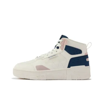 361° Slip Resistant, Abrasion Resistant, Thermal Mid Top Casual Shoes Women's Feather White Industrial Blue